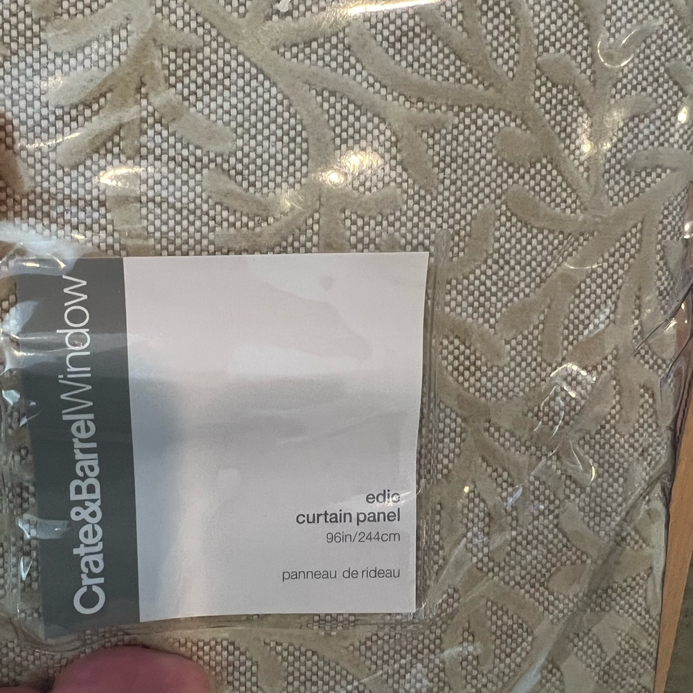 Crate&Barrel Window/Curtain Panel - Picture 2 of 2